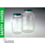 Standard Wide Mouth Bottles, Various Closures, Safety Coated | Quasar Instruments