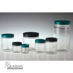 Straight Sided Rounds, Thermoset F217 & Teflon® Lined Caps, Ultra Clean | Quasar Instruments